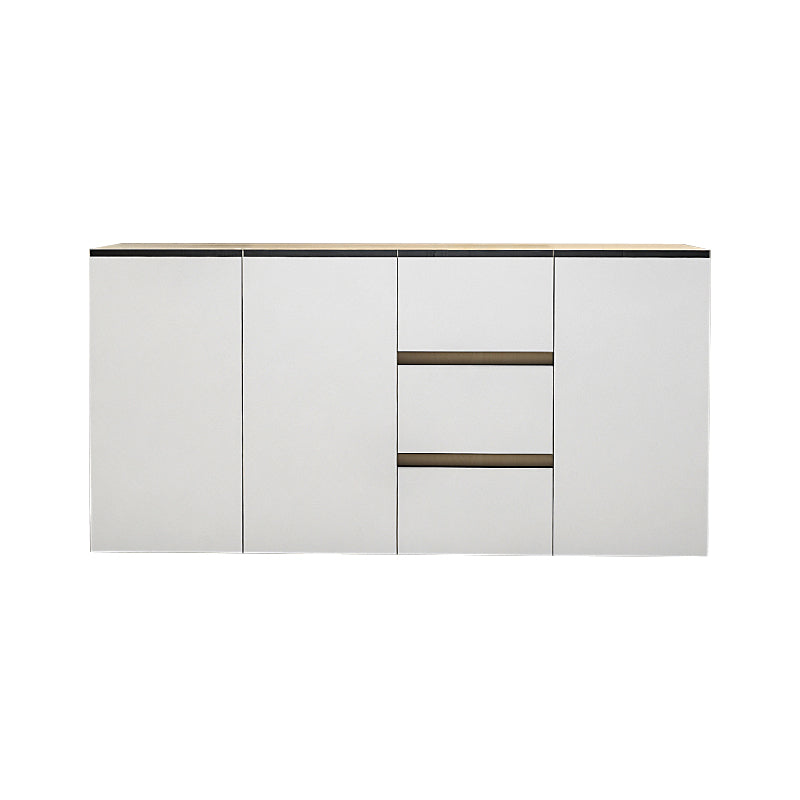 Glam 3-drawer Sideboard Engineered Wood Dining Sideboard for Living Room