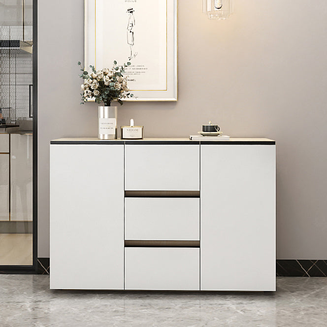 Glam 3-drawer Sideboard Engineered Wood Dining Sideboard for Living Room