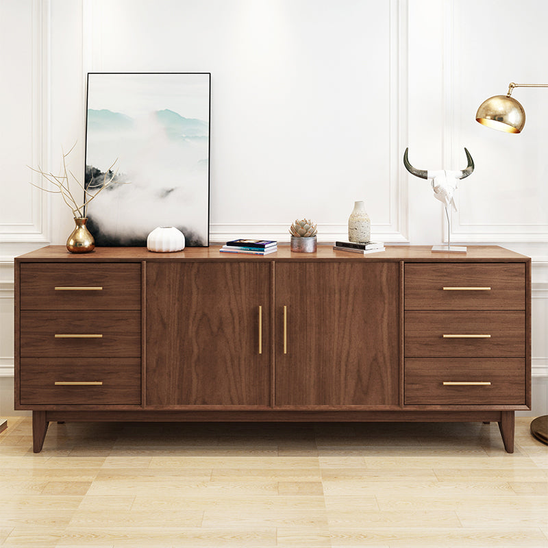 15.75"W Sideboard Contemporary Style Solid Wood Dining Server for Kitchen and Living Room