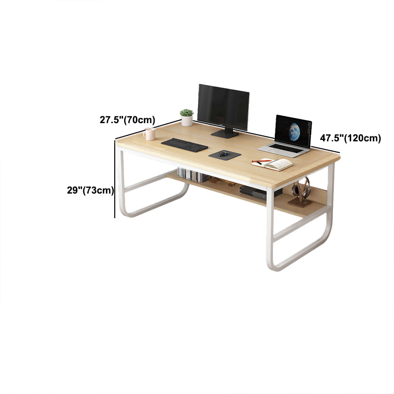 Contemporary Style Office Desk Rectangular Writing Desk for Home Office