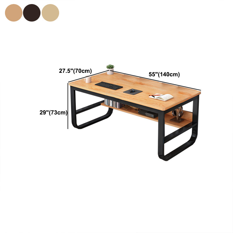 Contemporary Style Office Desk Rectangular Writing Desk for Home Office