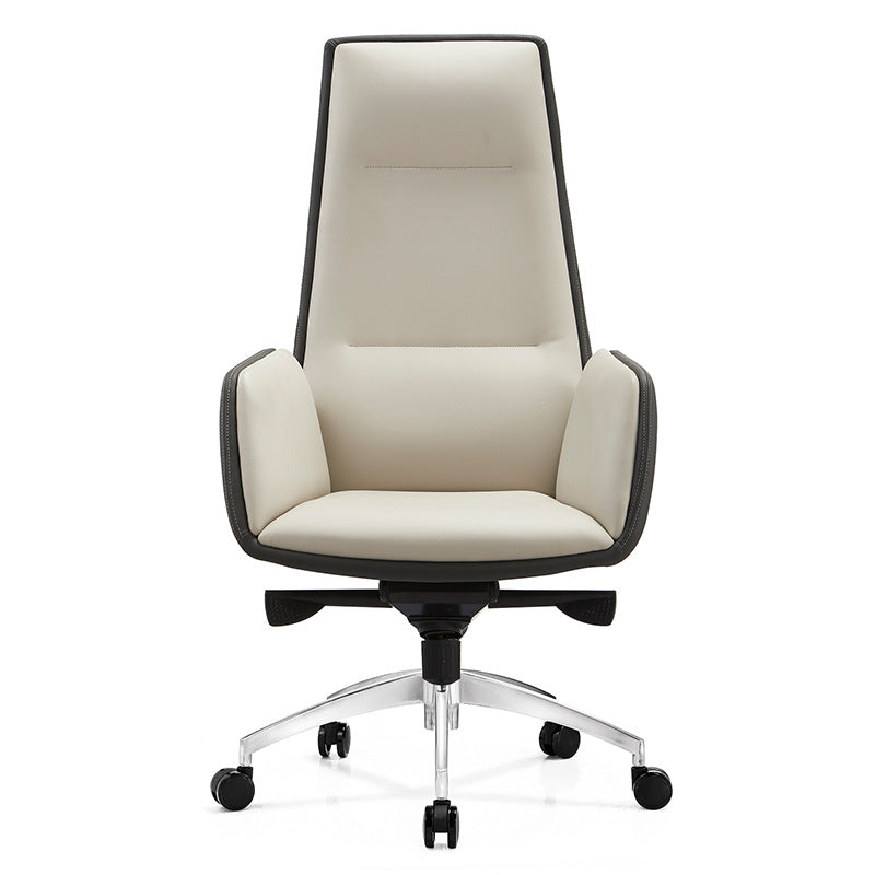 Executive Ergonomic Computer Chair Metal Base Contemporary Office Chair