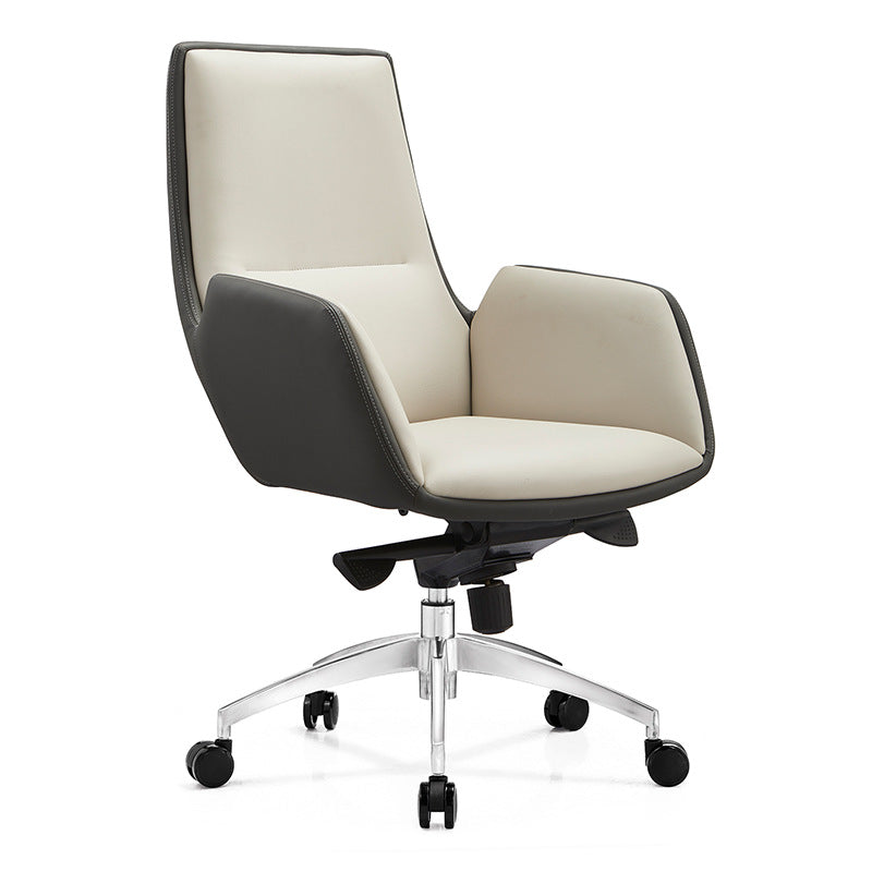 Executive Ergonomic Computer Chair Metal Base Contemporary Office Chair