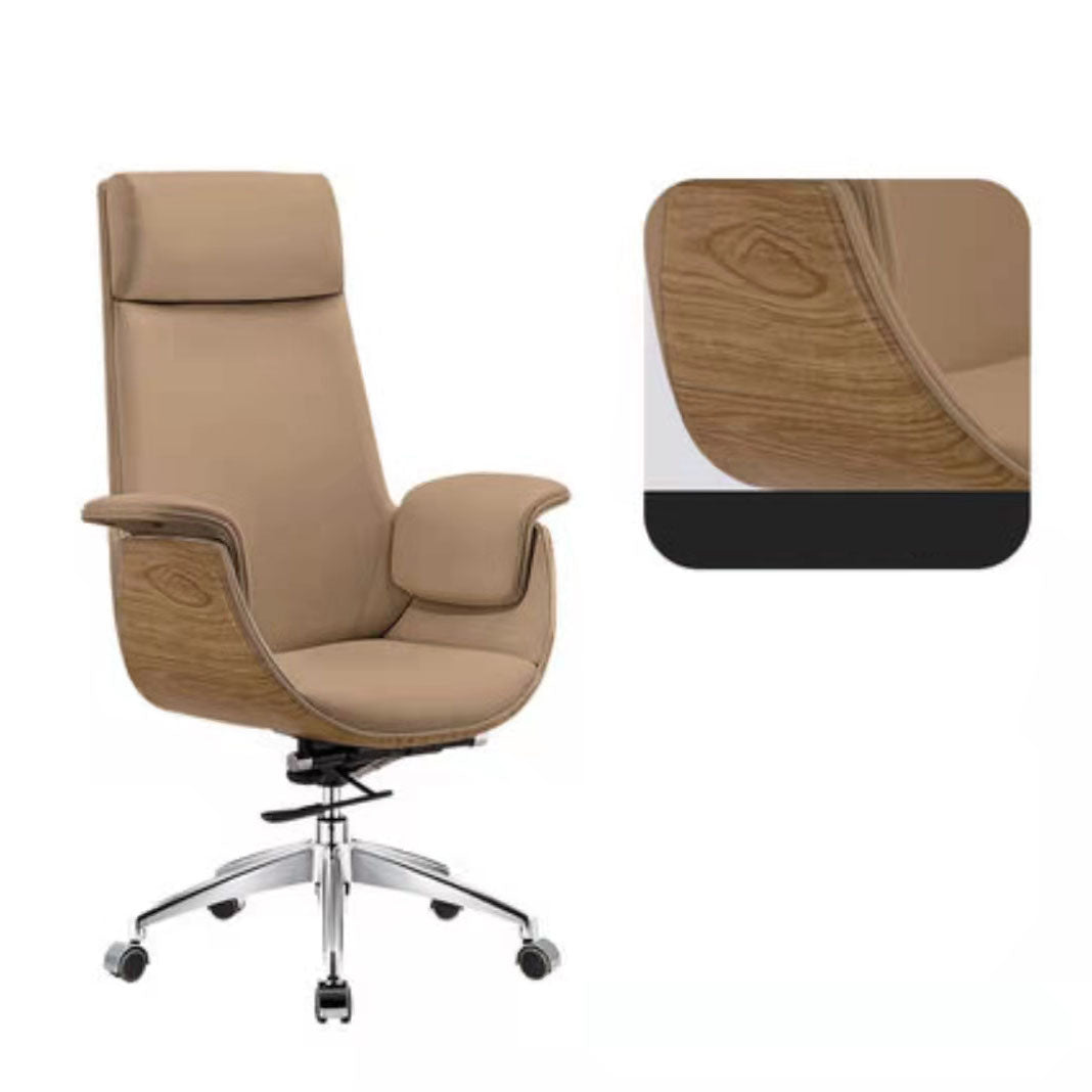 Contemporary Style Office Chair Adjustable Task Chair with Wheels