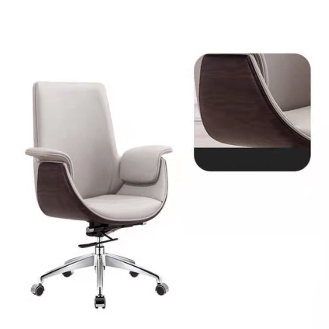 Contemporary Style Office Chair Adjustable Task Chair with Wheels