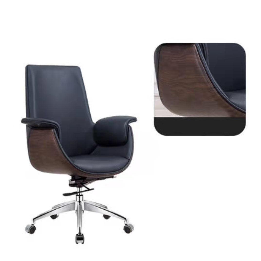 Contemporary Style Office Chair Adjustable Task Chair with Wheels