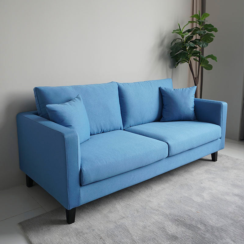 Contemporary Tuxedo Arm Standard Sofa Washable Sofa for Living Room, Apartment