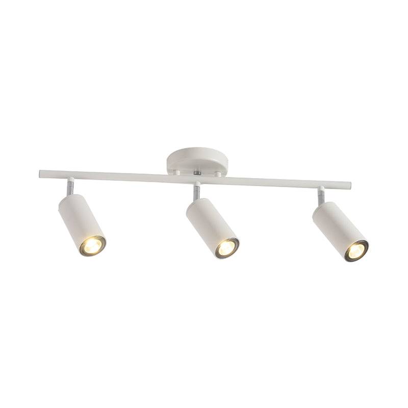 Half Cylinder Metal Flush Ceiling Light Modern Multi Lights Flush Ceiling Light Fixtures