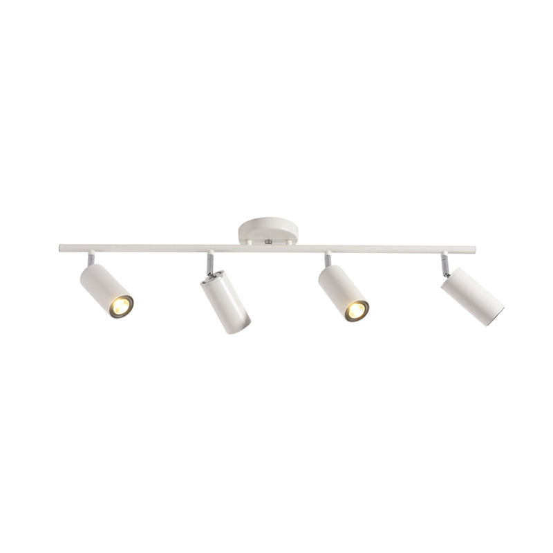 Half Cylinder Metal Flush Ceiling Light Modern Multi Lights Flush Ceiling Light Fixtures