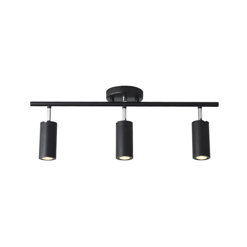 Half Cylinder Metal Flush Ceiling Light Modern Multi Lights Flush Ceiling Light Fixtures