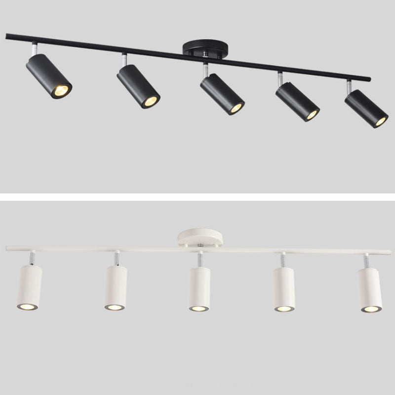 Half Cylinder Metal Flush Ceiling Light Modern Multi Lights Flush Ceiling Light Fixtures