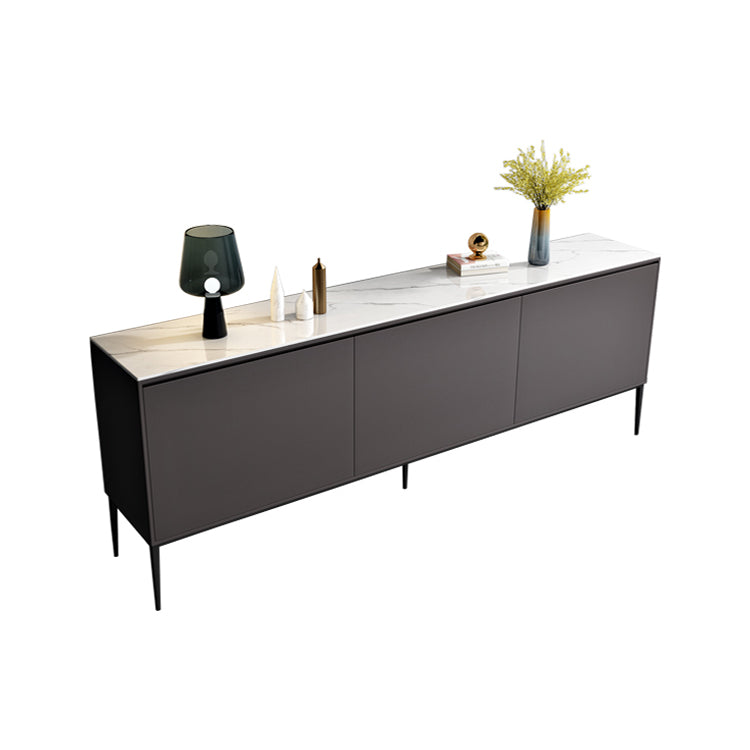 Glam Style Sideboard Engineered Wood Sideboard for Living Room