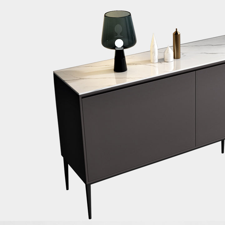 Glam Style Sideboard Engineered Wood Sideboard for Living Room