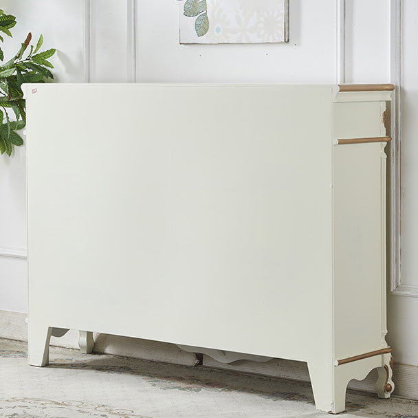 Glam Style Wood Sideboard with Drawers Dining Server for Kitchen