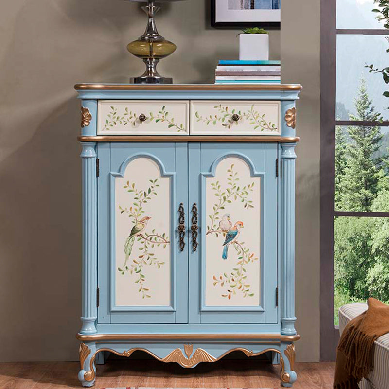 Glam Style Wood Sideboard with Drawers Dining Server for Kitchen