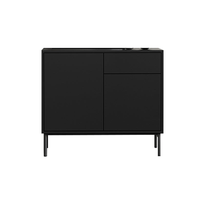 Modern Rectangle Storage Cabinet Sideboard Wooden Sideboard with Drawers and Doors