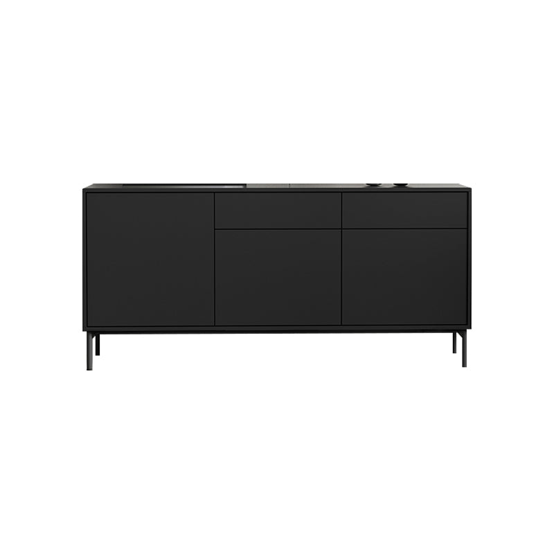 Modern Rectangle Storage Cabinet Sideboard Wooden Sideboard with Drawers and Doors