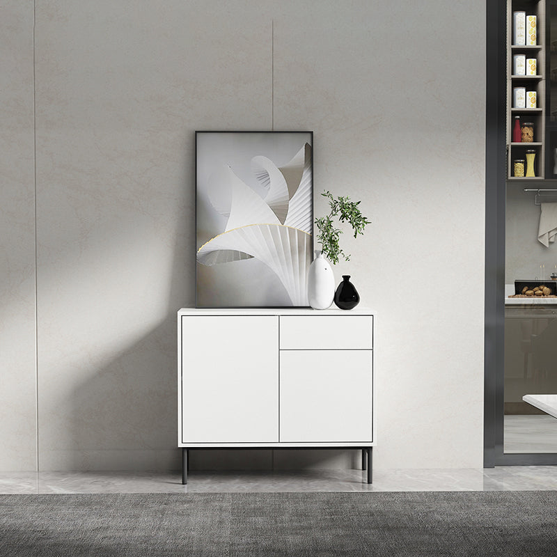 Modern Rectangle Storage Cabinet Sideboard Wooden Sideboard with Drawers and Doors