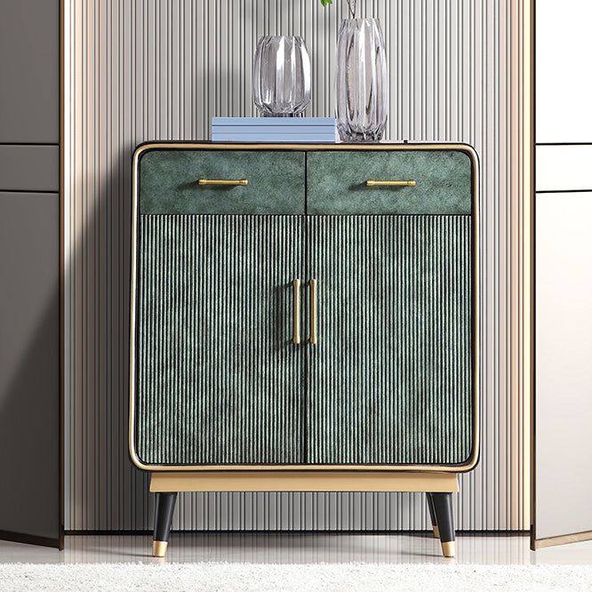 Glam Style Sideboard Wooden Dining Sideboard with Drawers and Storage