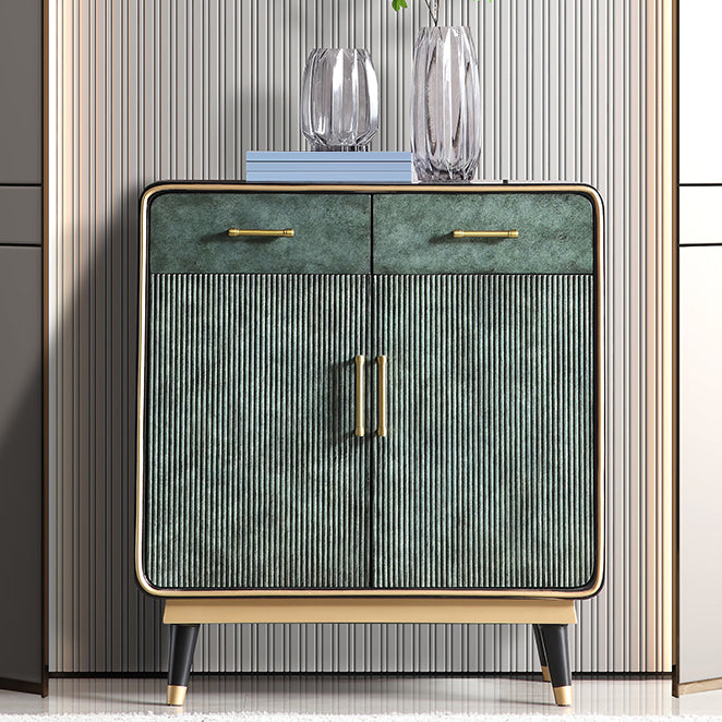 Glam Style Sideboard Wooden Dining Sideboard with Drawers and Storage