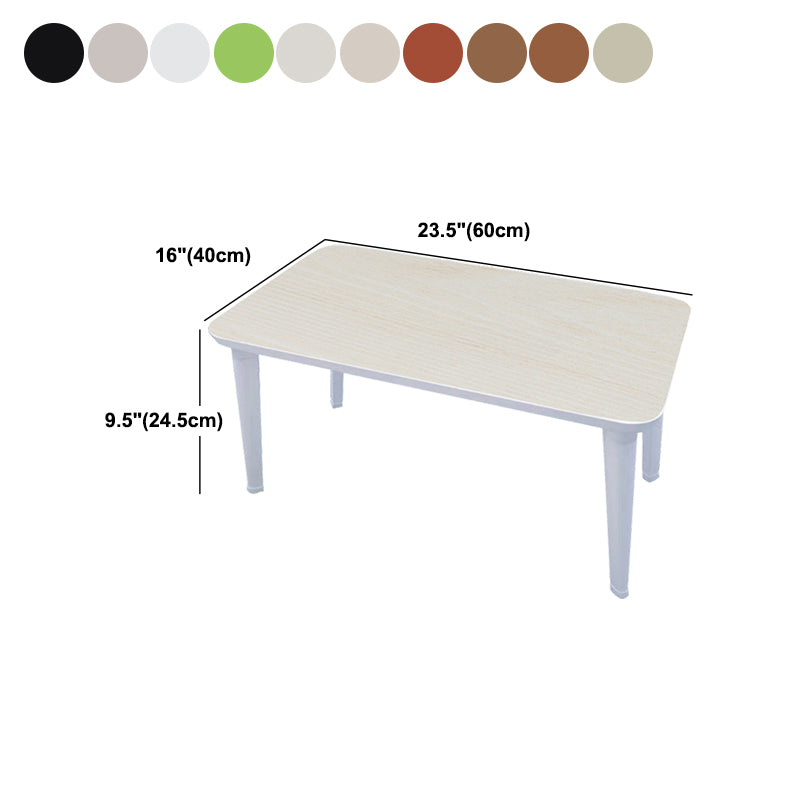 Modern Wooden Office Desk White Rectangular Writing Desk for Office