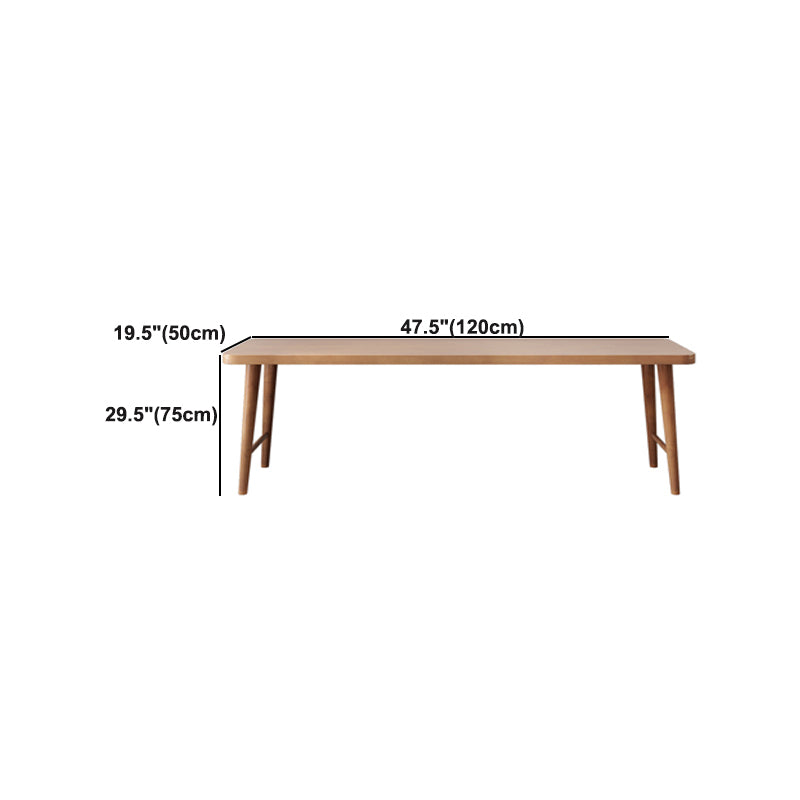 Modern Rectangular Office Desk Solid Wood Writing Desk for Home