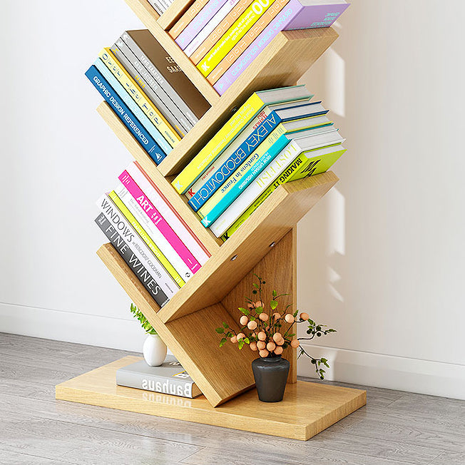 Modern Style Manufactured Wooden Bookcase Open Bookshelf for Living Room