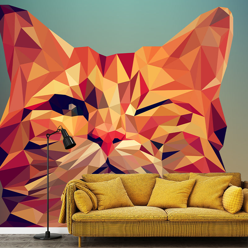 Eco-friendly Photography Abstract Animal Wall Mural Drawing Room Wallpaper