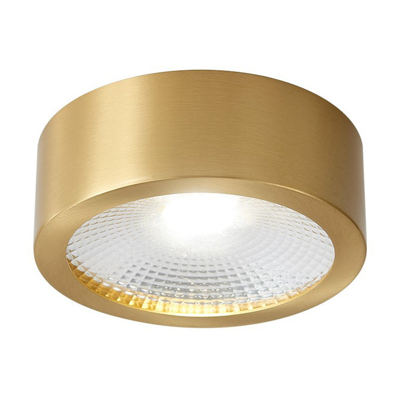 Cylinder Flush Mount Ceiling Light Contemporary Metal LED Flush Light