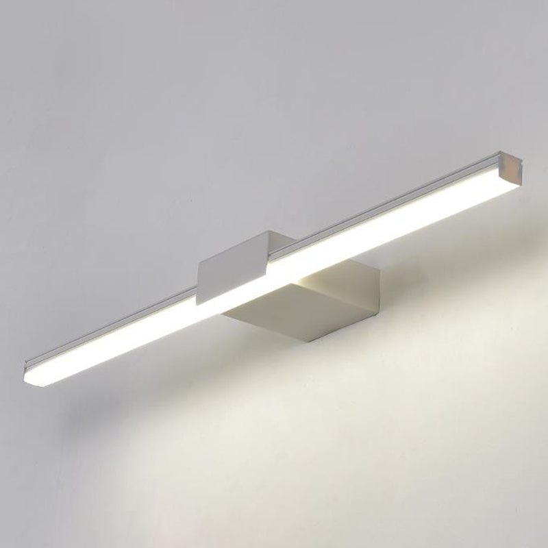 Metal Linear Mirror Wall Light Modern 1-Light Mirror Wall Mount Fixture