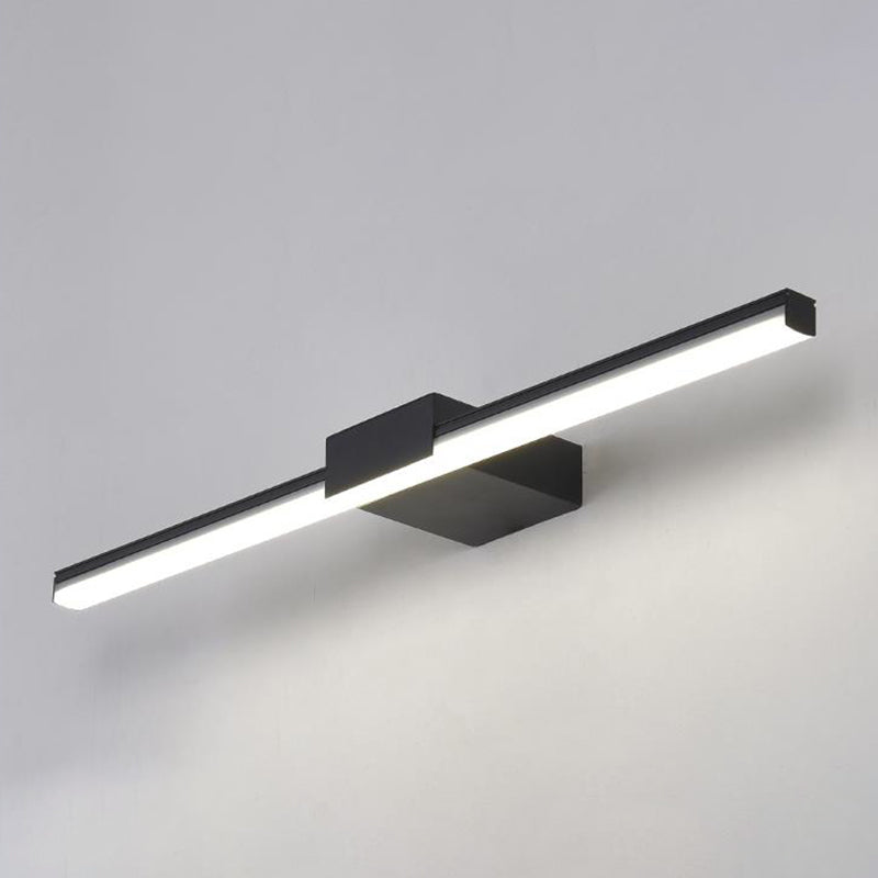 Metal Linear Mirror Wall Light Modern 1-Light Mirror Wall Mount Fixture