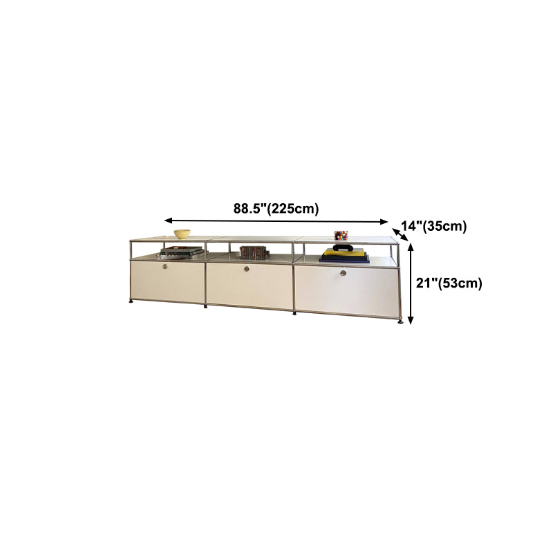 Contemporary Style Sideboard Engineered Wood Dining Sideboard for Living Room