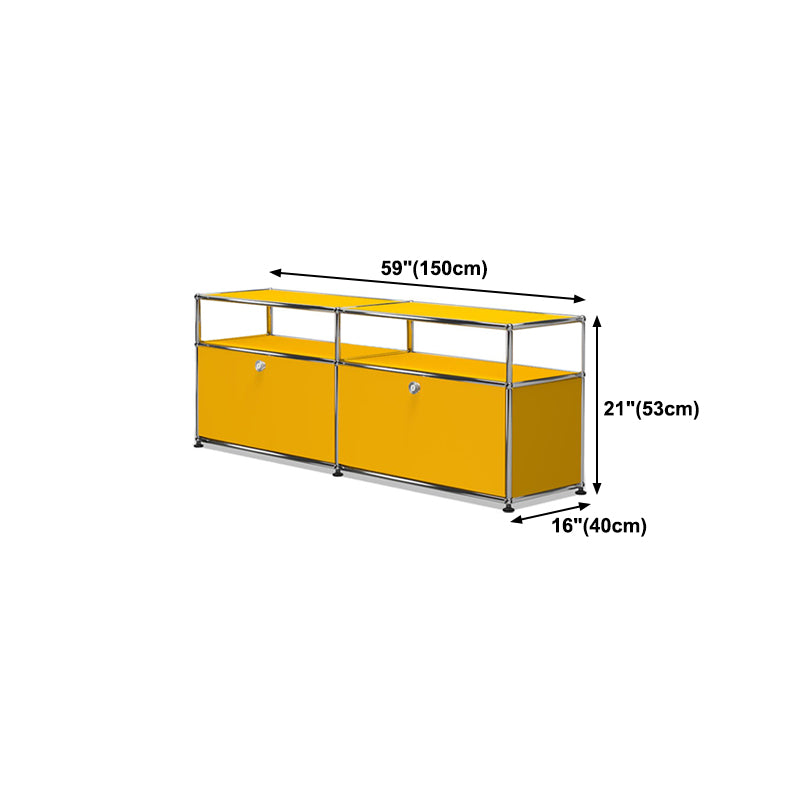 Contemporary Style Sideboard Engineered Wood Dining Sideboard for Living Room