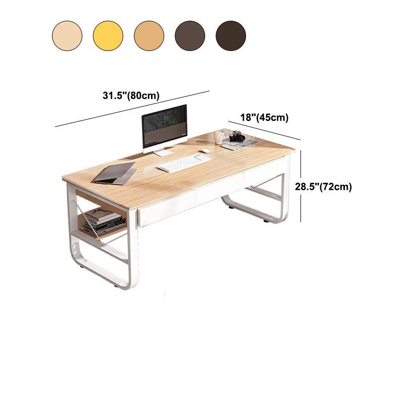 Modern Style Writing Desk Rectangular Office Desk for Study Room Office