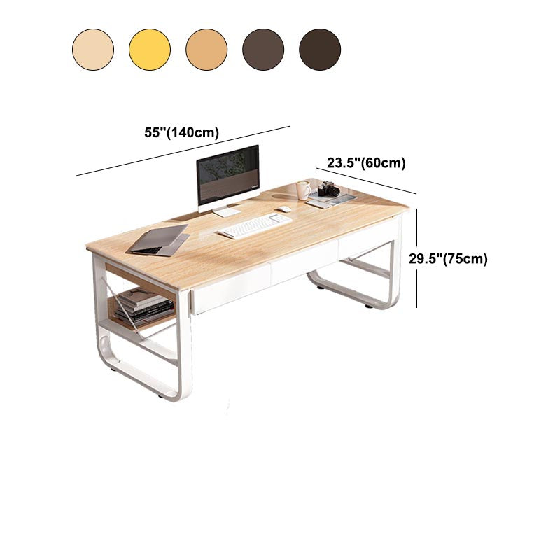 Modern Style Writing Desk Rectangular Office Desk for Study Room Office