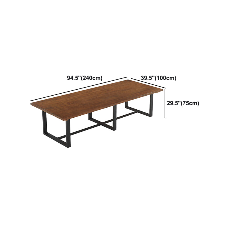 Rectangular Office Desk Contemporary Style Writing Desk for Home and Office