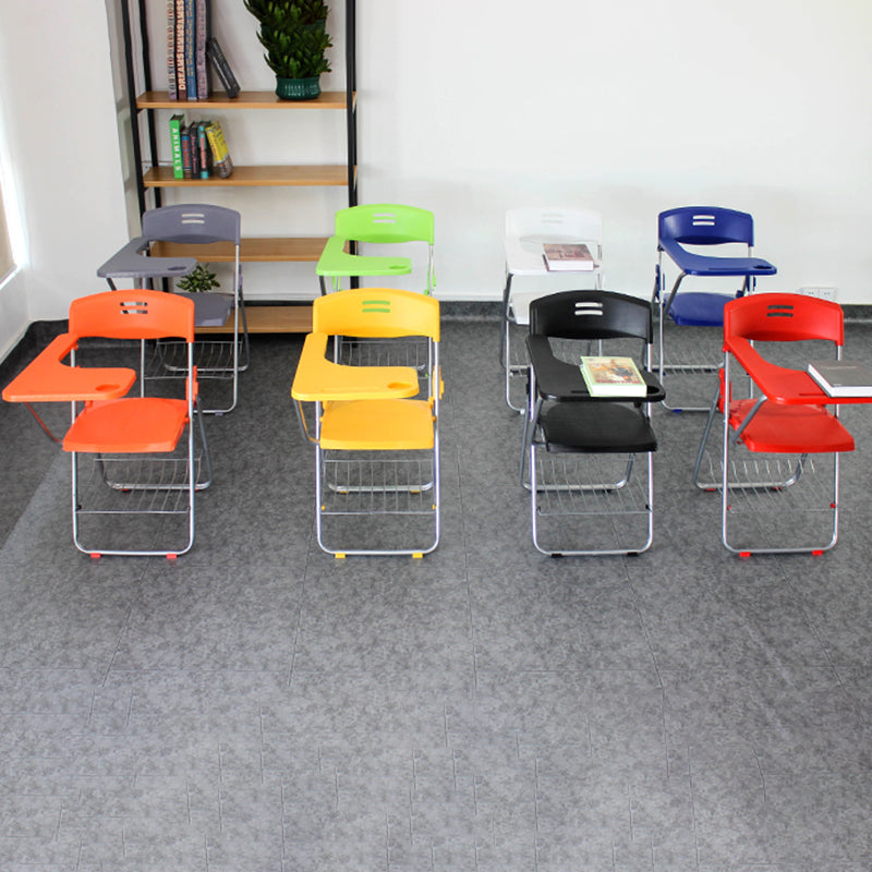 Contemporary Low Back Conference Chair Plastic Back and Seat Chair