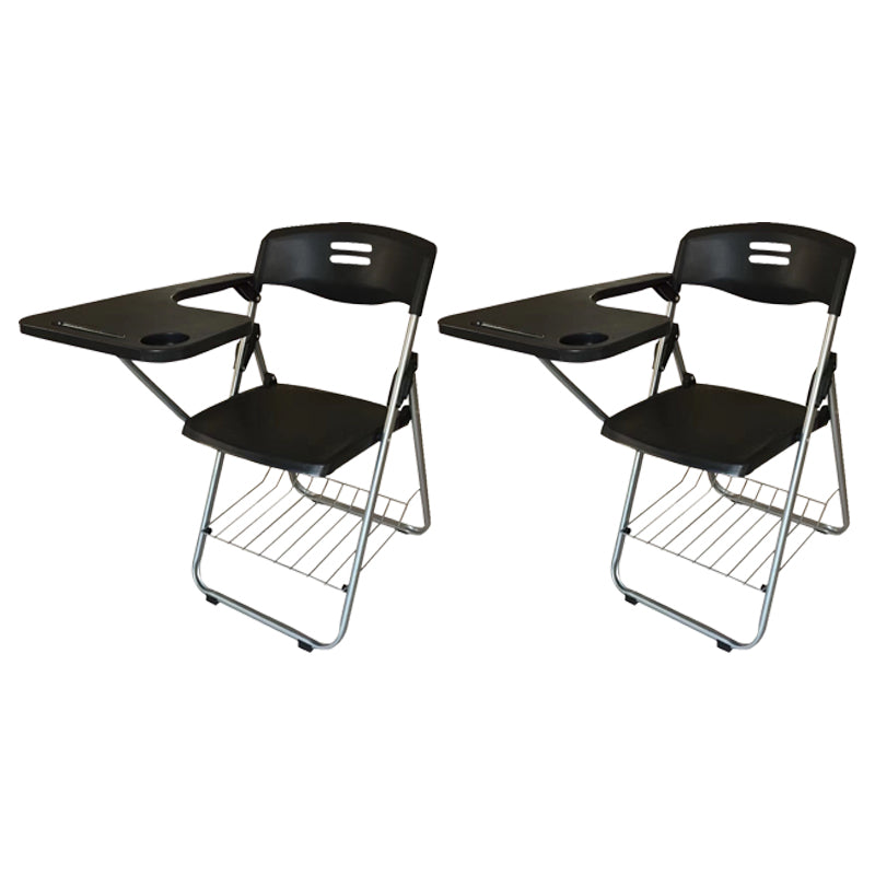 Contemporary Low Back Conference Chair Plastic Back and Seat Chair