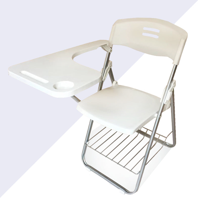 Contemporary Low Back Conference Chair Plastic Back and Seat Chair