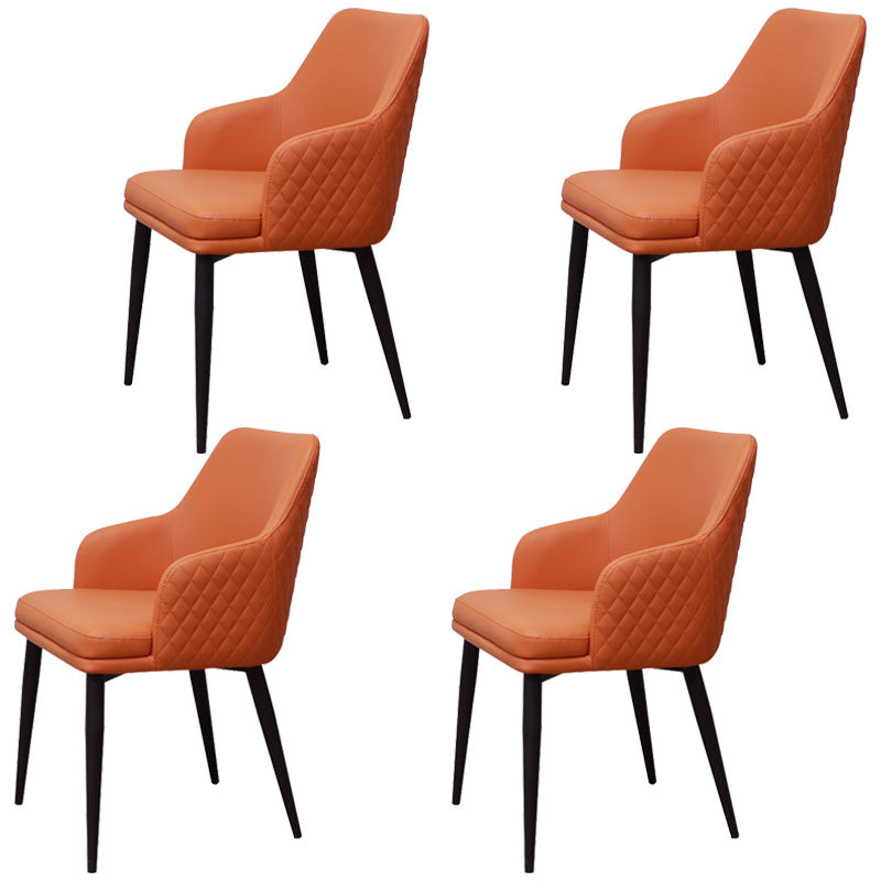 Modern Dining Room Dining Chairs Faux Leather Dining Side Chairs