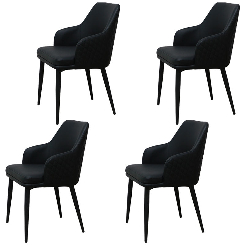 Modern Dining Room Dining Chairs Faux Leather Dining Side Chairs