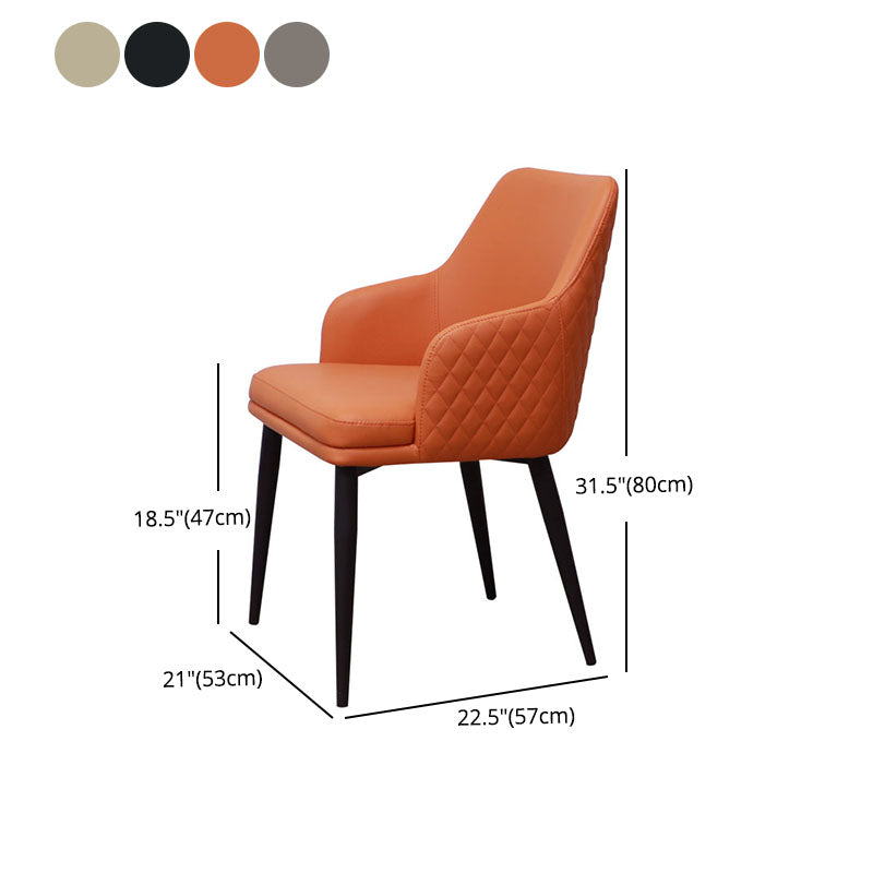 Modern Dining Room Dining Chairs Faux Leather Dining Side Chairs