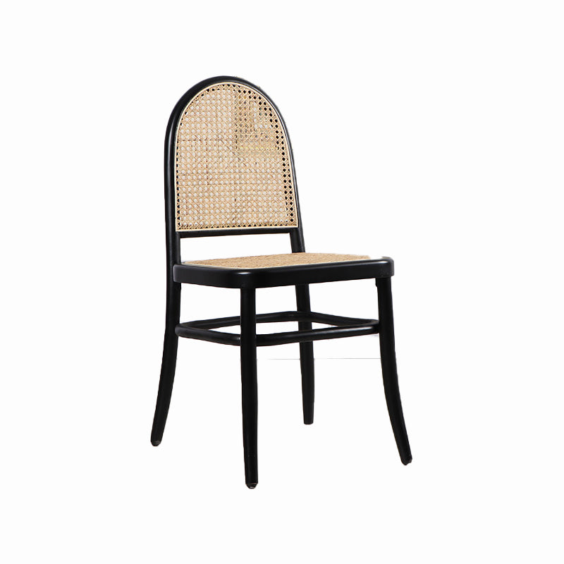 Traditional Side Chair Solid Wood Open Back Dining Chair for Home