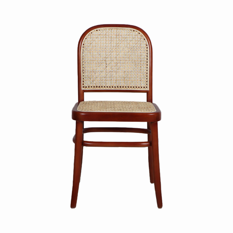 Traditional Side Chair Solid Wood Open Back Dining Chair for Home