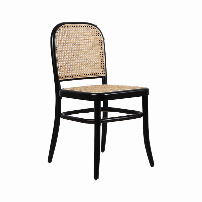 Traditional Side Chair Solid Wood Open Back Dining Chair for Home