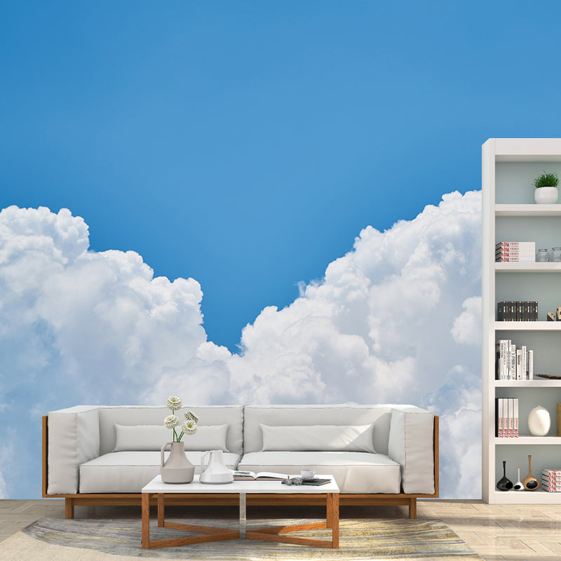 Modern Style Photography Mural Wallpaper Sky Living Room Mural Wallpaper