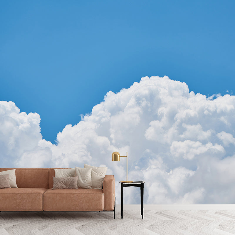 Modern Style Photography Mural Wallpaper Sky Living Room Mural Wallpaper