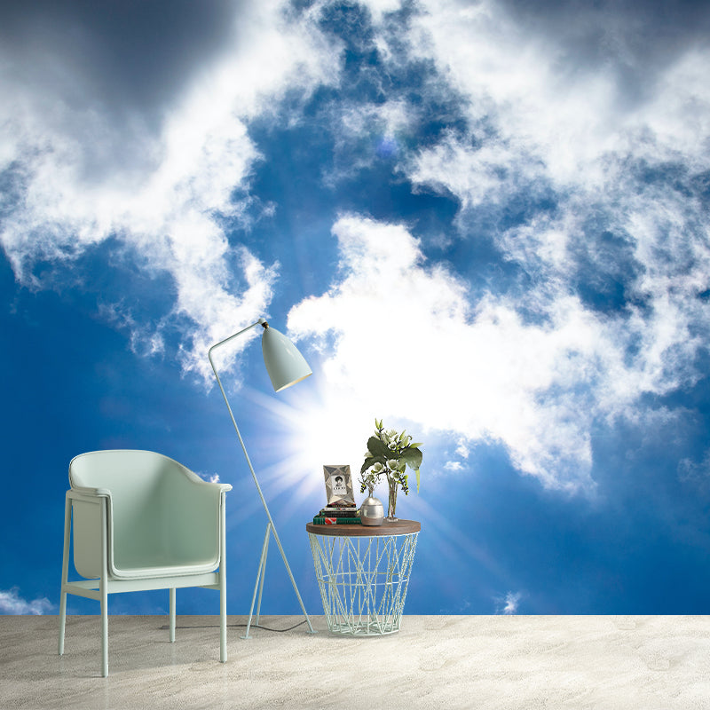 Eco-friendly Sky Photography Wall Mural Living Room Wallpaper