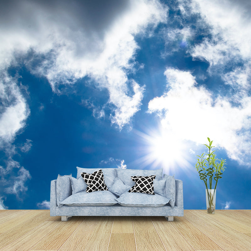 Eco-friendly Sky Photography Wall Mural Living Room Wallpaper