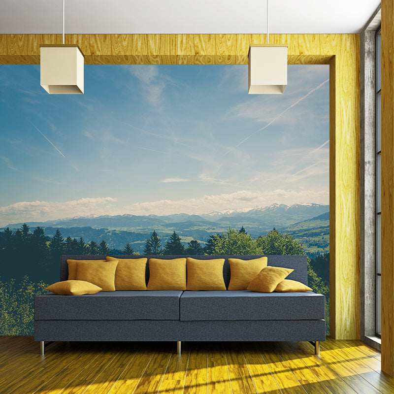 Eco-friendly Sky Photography Wall Mural Living Room Wallpaper